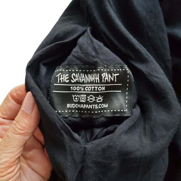 Buddha Pants Black Harem The Savannah Pant 100% Cotton Size XS - Picture 8 of 16